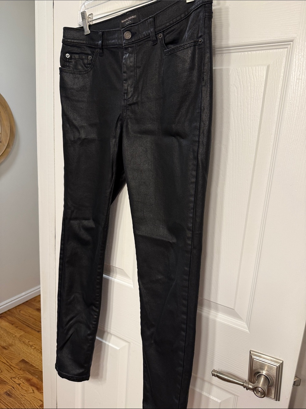 Banana Republic Black Straight-Leg Jeans